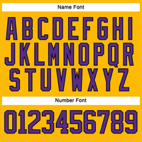 Custom Hockey Jersey, Gold Purple Black Sportswear Jersey Shirt, Athletic Long Sleeve V Neck Jersey, Casual Gift for Men