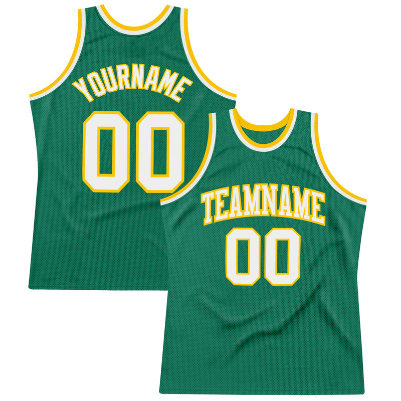 Custom Basketball Jersey, Kelly Green Sportswear Jersey Shirt, Athletic Mesh Moisture Wicking Jersey, Casual Gift for Men, Style KellyGreen0252