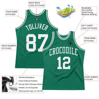Custom Basketball Jersey, Kelly Green Sportswear Jersey Shirt, Athletic Mesh Moisture Wicking Jersey, Casual Gift for Men, Style KellyGreen0374