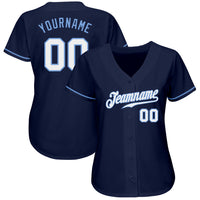 Custom Baseball Jersey, Navy White Sportswear Jersey Shirt, Athletic Button Down Moisture Wicking Jersey, Casual Gift for Men, Style Navy0197