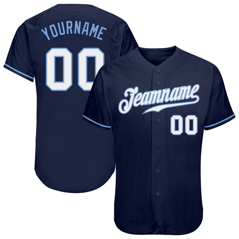 Custom Baseball Jersey, Navy White Sportswear Jersey Shirt, Athletic Button Down Moisture Wicking Jersey, Casual Gift for Men, Style Navy0197