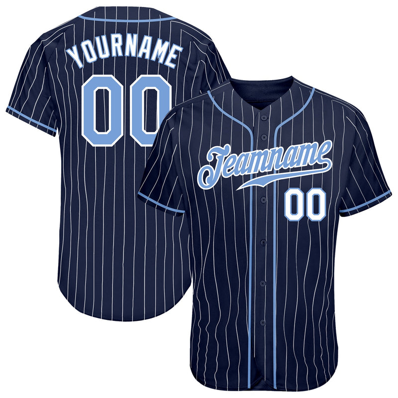 Custom Baseball Jersey, Navy White Sportswear Jersey Shirt, Athletic Button Down Moisture Wicking Jersey, Casual Gift for Men, Style Navy0399