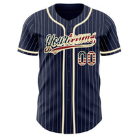 Vintage Baseball Jersey, Navy White Sportswear Jersey Shirt, Athletic Button Down Moisture Wicking Jersey, Casual Gift for Men, Style Navy0560