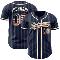 Vintage Baseball Jersey, Navy White Sportswear Jersey Shirt, Athletic Button Down Moisture Wicking Jersey, Casual Gift for Men, Style Navy0560