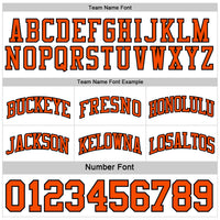 Custom Basketball Jersey, Black Orange White Sportswear Jersey Shirt, Athletic Mesh Moisture Wicking Jersey, Casual Gift for Men