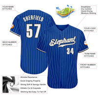 Custom Baseball Jersey, Royal White Sportswear Jersey Shirt, Athletic Button Down Moisture Wicking Jersey, Casual Gift for Men, Style Royal0142