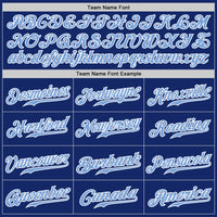 Custom Baseball Jersey, Royal Light Blue White Sportswear Jersey Shirt, Athletic Button Down Moisture Wicking Jersey, Casual Gift for Men