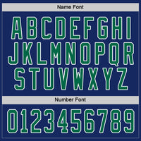 Custom Hockey Jersey, Royal Kelly Green Sportswear Jersey Shirt, Athletic Long Sleeve V Neck Jersey, Casual Gift for Men