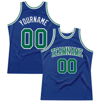 Custom Basketball Jersey, Royal Kelly Green Throwback Sportswear Jersey Shirt, Athletic Mesh Moisture Wicking Jersey, Casual Gift for Men