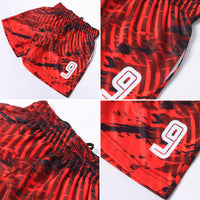 Custom Soccer Jersey, Red White Black Sportswear Jersey Shirt, Athletic Mesh Moisture Wicking Jersey, Casual Gift for Men, Style Soccer0011