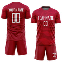 Custom Soccer Jersey, Red White Sportswear Jersey Shirt, Athletic Mesh Moisture Wicking Jersey, Casual Gift for Men, Style Soccer0057