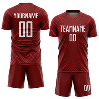 Custom Soccer Jersey, Red White Sportswear Jersey Shirt, Athletic Mesh Moisture Wicking Jersey, Casual Gift for Men, Style Soccer0160