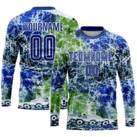 Custom Soccer Jersey, Royal White Sportswear Jersey Shirt, Athletic Mesh Moisture Wicking Jersey, Casual Gift for Men, Style Soccer0289
