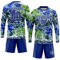 Custom Soccer Jersey, Royal White Sportswear Jersey Shirt, Athletic Mesh Moisture Wicking Jersey, Casual Gift for Men, Style Soccer0289