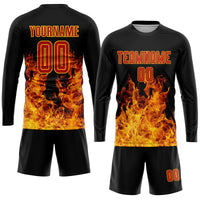 Custom Soccer Jersey, Black Red Gold Sportswear Jersey Shirt, Athletic Mesh Moisture Wicking Jersey, Casual Gift for Men, Style Soccer0293