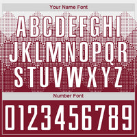 Custom Soccer Jersey, Crimson White Sportswear Jersey Shirt, Athletic Mesh Moisture Wicking Jersey, Casual Gift for Men