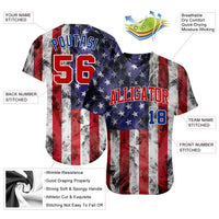 Custom Baseball Jersey, White Red Royal Fashion Sportswear Jersey Shirt, Athletic Button Down Moisture Wicking Jersey, Casual Gift for Men
