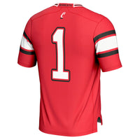 Cincinnati Bearcats Football Jersey, Red Sportswear Jersey Shirt, Lightweight Breathable Athletic Jersey, Casual Gift for Men, Style 201922444