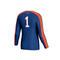 Florida Gators Volleyball Jersey, Royal Sportswear Jersey Shirt, Lightweight Breathable Athletic Jersey, Casual Gift for Men, Style 203153793