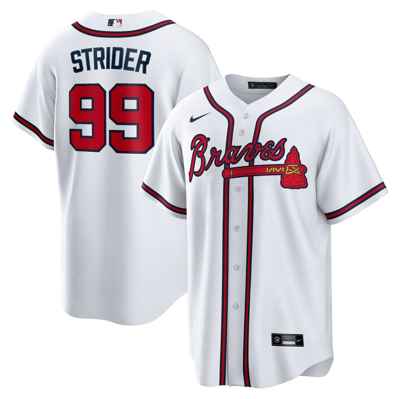 Spencer Strider Atlanta Braves Baseball Jersey, Sportswear Jersey Shirt, Lightweight Athletic Jersey, Casual Gift for Men, Style 200383590
