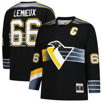 Mario Lemieux Pittsburgh Penguins Hockey Jersey, Sportswear Jersey Shirt, Long Sleeve Hockey Jersey, Casual Gift for Men, Style 202945401