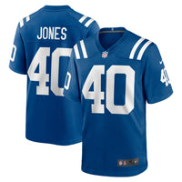 Jaylon Jones Indianapolis Colts Football Jersey, Royal Game Sportswear Jersey Shirt, Lightweight Breathable Athletic Jersey, Casual Gift for Men