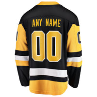 Pittsburgh Penguins Hockey Jersey, Black Sportswear Jersey Shirt, Long Sleeve Hockey Sweater Jersey, Casual Gift for Men, Style 2791509