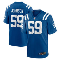 Buddy Johnson Indianapolis Colts Football Jersey, Royal Sportswear Jersey Shirt, Lightweight Breathable Athletic Jersey, Casual Gift for Men