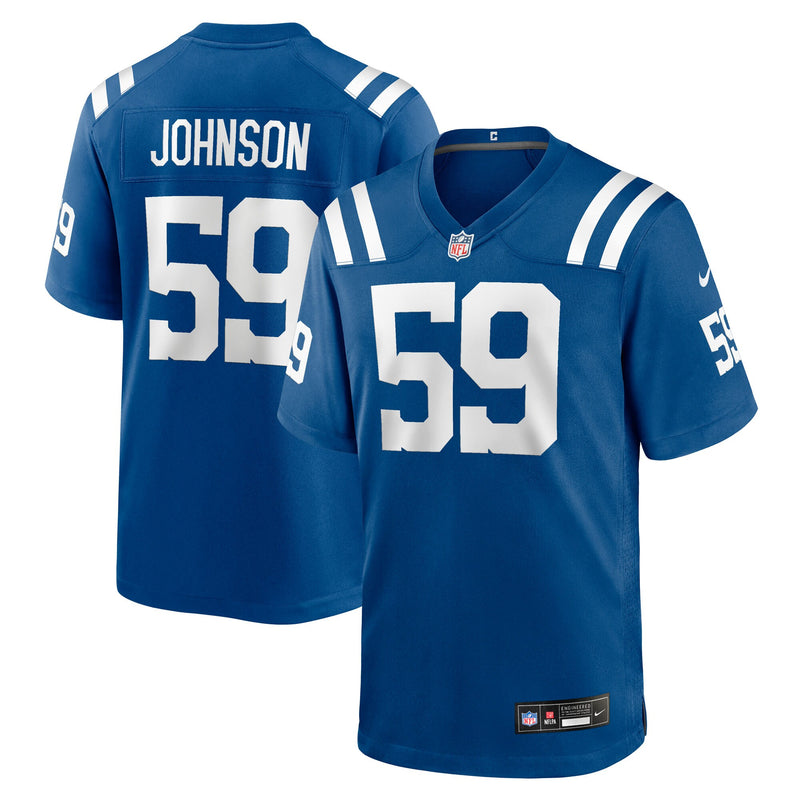 Buddy Johnson Indianapolis Colts Football Jersey, Royal Sportswear Jersey Shirt, Lightweight Breathable Athletic Jersey, Casual Gift for Men