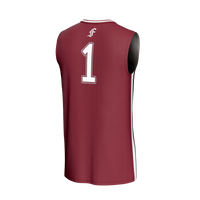 Fordham Rams Basketball Jersey, Maroon Fashion Sportswear Jersey Shirt, Sleeveless Athletic Tank Jersey, Casual Gift for Men, Style 203652712
