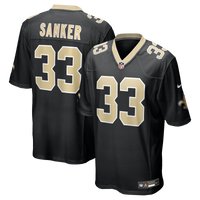 Jonas Sanker New Orleans Saints Football Jersey, Black Game Sportswear Jersey Shirt, Lightweight Breathable Athletic Jersey, Casual Gift for Men