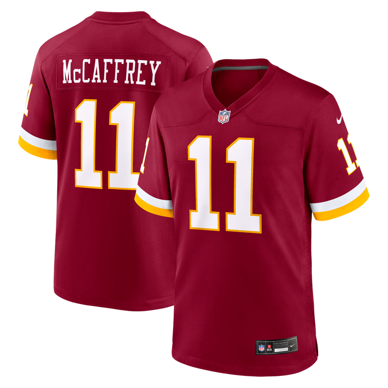 Luke McCaffrey Washington Commanders Football Jersey, Sportswear Jersey Shirt, Lightweight Breathable Athletic Jersey, Casual Gift for Men