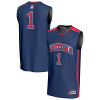 Arizona Wildcats Basketball Jersey, Navy Fashion Sportswear Jersey Shirt, Sleeveless Athletic Tank Jersey, Casual Gift for Men, Style 202219748