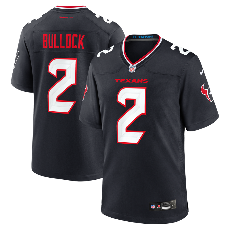 Calen Bullock Houston Texans Football Jersey, Navy Game Sportswear Jersey Shirt, Lightweight Breathable Athletic Jersey, Casual Gift for Men