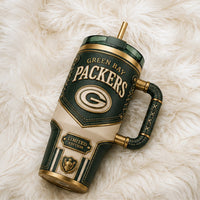 GB - Heritage Green and Gold Emblem Tumbler