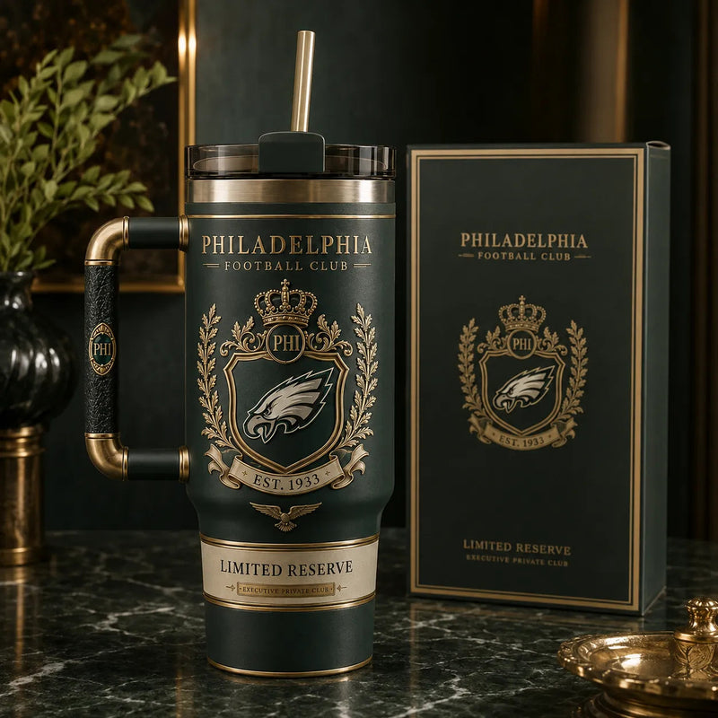 PHI Heritage Crest - Deep Green and Gold Drinkware