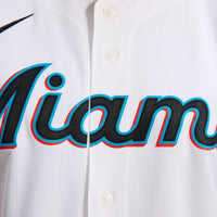 Miami Marlins Baseball Jersey, White Sportswear Jersey Shirt, Lightweight Breathable Athletic Jersey, Casual Gift for Men, Style 201933408
