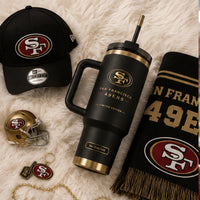 SF Gold on Black - A Quiet Statement Tumbler