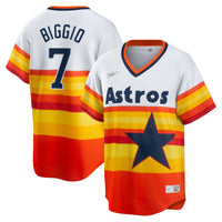 Craig Biggio Houston Astros Baseball Jersey, White Home Sportswear Jersey Shirt, Lightweight Breathable Athletic Jersey, Casual Gift for Men