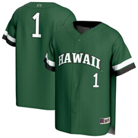 Hawaii Rainbow Warriors Lightweight Baseball Jersey, Sportswear Jersey Shirt, Lightweight Athletic Jersey, Casual Gift for Men, Style 202497519