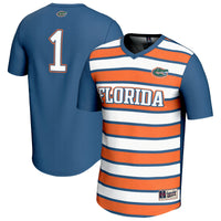 Florida Gators Lightweight Soccer Jersey, Royal Fashion Sportswear Jersey Shirt, Lightweight Breathable Athletic Jersey, Casual Gift for Men