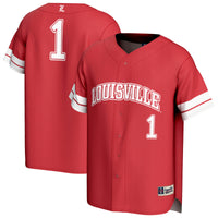 Louisville Cardinals Baseball Jersey, Red Sportswear Jersey Shirt, Lightweight Breathable Athletic Jersey, Casual Gift for Men, Style 202497515