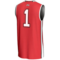 UNLV Rebels Basketball Jersey, Scarlet Lightweight Sportswear Jersey Shirt, Sleeveless Athletic Tank Jersey, Casual Gift for Men