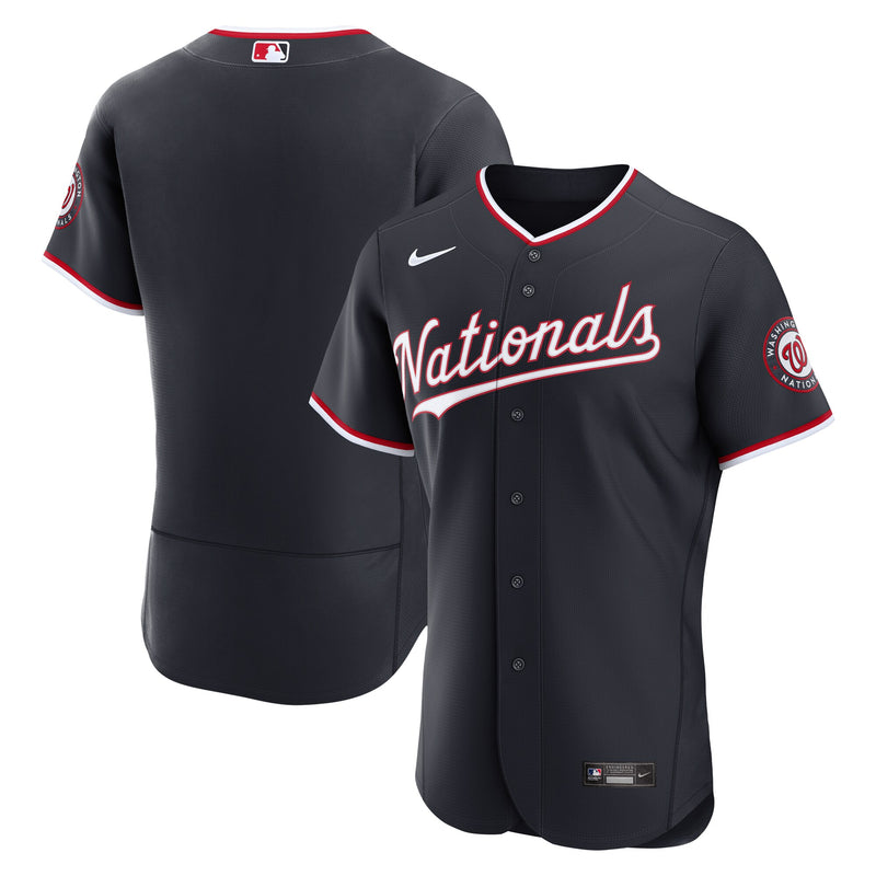 Washington Nationals Baseball Jersey, Navy Authentic Sportswear Jersey Shirt, Lightweight Breathable Athletic Jersey, Casual Gift for Men