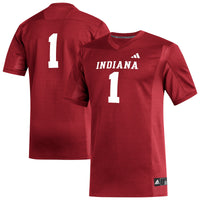 Indiana Hoosiers Football Jersey, Crimson Replica Sportswear Jersey Shirt, Lightweight Breathable Athletic Jersey, Casual Gift for Men