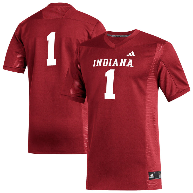Indiana Hoosiers Football Jersey, Crimson Replica Sportswear Jersey Shirt, Lightweight Breathable Athletic Jersey, Casual Gift for Men