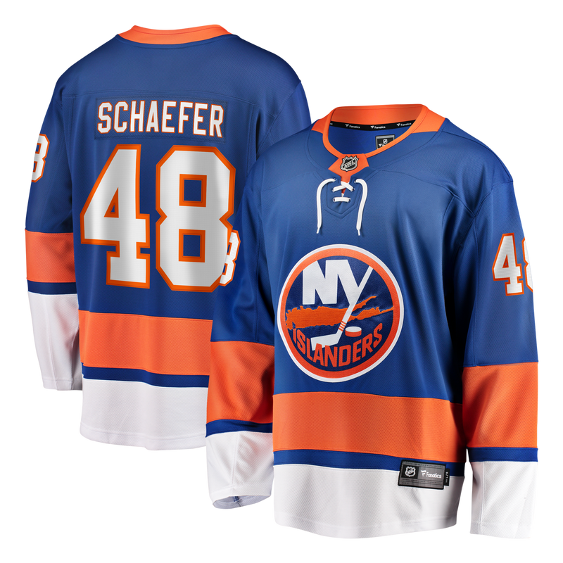 Matthew Schaefer New York Islanders Hockey Jersey, Royal Sportswear Jersey Shirt, Long Sleeve Hockey Sweater Jersey, Casual Gift for Men