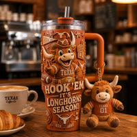 TEX Hook 'Em - Burnt Orange Game Day Tumbler