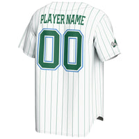 Tulane Green Wave Baseball Jersey, White Sportswear Jersey Shirt, Lightweight Breathable Athletic Jersey, Casual Gift for Men, Style 201141646