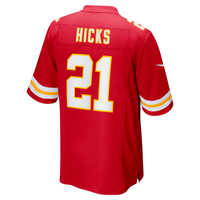 Jaden Hicks Kansas City Chiefs Football Jersey, Red Game Sportswear Jersey Shirt, Lightweight Breathable Athletic Jersey, Casual Gift for Men